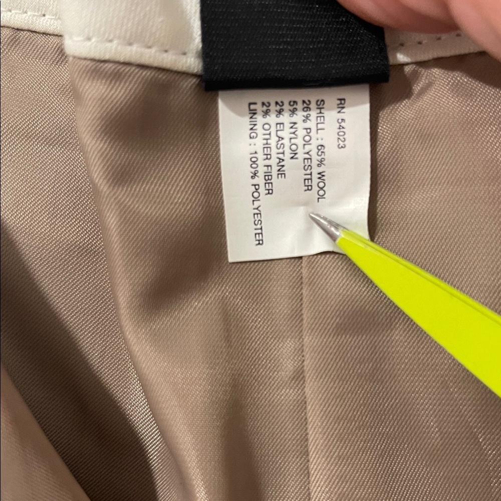 VTG Wool A-Line Skirt - Picture 5 of 8